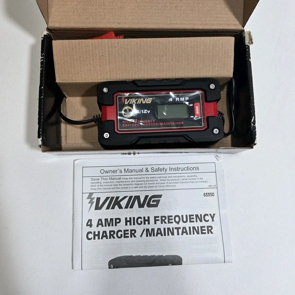 Viking‎ 63350 4 Amp Fully Automatic Microprocessor Controlled Battery Charger